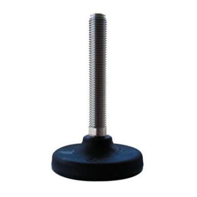 HEAVY DUTY FIXED FOOT STAINLESS STEEL THREAD WITH OPTIONAL ANTI-SLIP PAD
