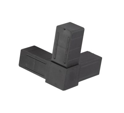 SQUARE TUBE CONNECTOR 3 WAY CORNER REINFORCED NYLON