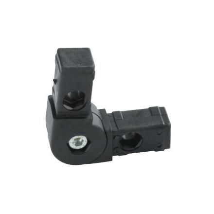 SQUARE HINGED TUBE CONNECTOR - 2 WAY