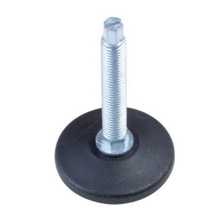 ARTICULATING ADJUSTABLE FOOT WITH HEX SLOTTED END