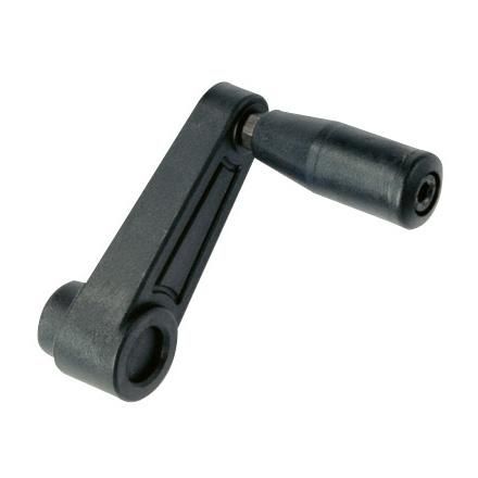 CRANK HANDLE WITH REVOLVING HANDLE PLAIN BORE