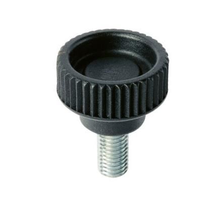 KNURLED THUMB KNOB MALE THREAD