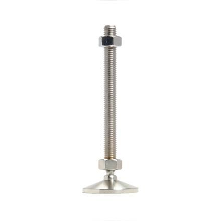 HEAVY DUTY ARTICULATED ADJUSTABLE FOOT ALL STAINLESS STEEL