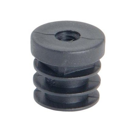 THREADED ROUND INSERT - RIBBED SHANK