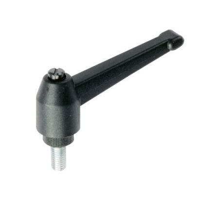 INDEXED CLAMPING LEVER MALE THREAD