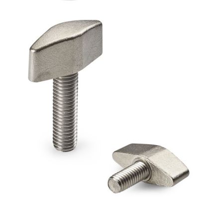 STAINLESS STEEL WING KNOB MALE THREAD
